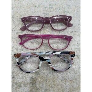 LOT Peepers women's readers +2.0 strength - Purple Pink Print Simply Glee Oasis